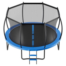 Buiten Trampoline 305 x 305 cm-Duoku-Roestbestendig-met Veiligheidsnet en Dikke Wikkel-Geschikt voor een Lading van 150 kg