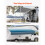 Toldo - DUOKU - Modelo B1 - Impermeable - Retráctil - Vinilo Azul Degradado 3