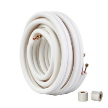 Ensemble de Mini-conduites Divisées - DUOKU - 15240 mm - Cuivre - Isolation Triple Couche - 6,4 et 9,5 mm