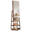 Armadio per Gioielli - DUOKU - MSL-SS1003 - Pivotante 360 - Specchio a Lunghezza Completa - MDF e Vetro 1