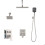 Dusche-Set Duoku - 3-Funktions-Duschsystem - Wanddusche und multifunktionale Handbrause 4-in-1 1