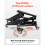 Table Elévatrice Electrique à Ciseaux Simple-Duoku-Capacité 150 kg-Hauteur Réglable de 200 à 710 mm-Equipée de 4 Roues 6