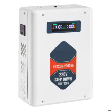 Transformador de Tensão - DUOKU - HYDXOG-2000VA - 2000 VA - 2 Tomadas Americanas - Porta USB