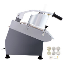 Coupe-Légumes Électrique - DUOKU - JKC-300 - 550 W - 6 Disques - Acier Inoxydable