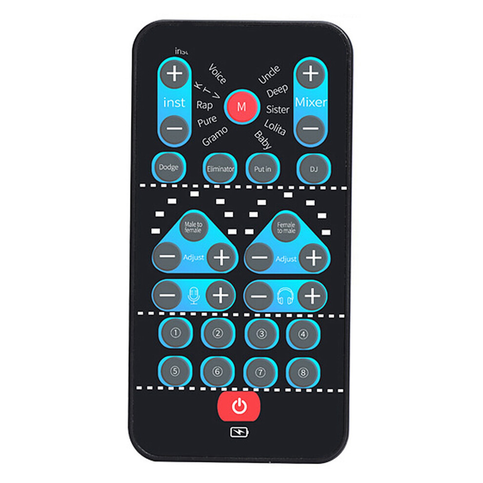 Bluetooth Voice Changer Sound Card For Gaming Live Broadcast,Compact Handheld Voice Modulator With 10 Voice Transformation Modes Plug And Play Device 9420858902676