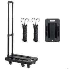 Carrinho Dobrável - DUOKU - L011 - Capacidade 226,8 kg - 6 Rodas - Base Ajustável