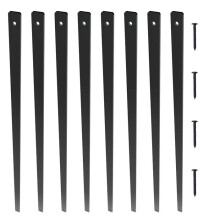 Balaustre per scale - DUOKU - BP-32.25in-51 - Alluminio - Nero opaco - Confezione da 51 pezzi
