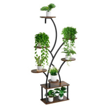 Étagère à plantes d'intérieur - DUOKU - SSPS-01-EU - 8 niveaux - Lampes croissance 3LED (10 niveaux) - Hauteur 157,5 cm