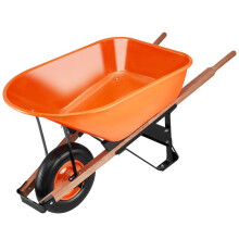 Carrinho de Mão-Duoku-Capacidade de Carga de 6 pi3 e Capacidade de 330 lb-Carrinho de Jardim com Caçamba Basculante de Uma Roda
