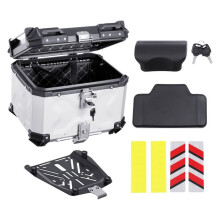 Top Case Moto - DUOKU - 45L - Aluminium Legering - Verwijderbaar - Waterdicht