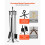 Accessoires de Cheminée - DUOKU - Ensemble 5 Pièces - Fer Forgé - Support à Quatre Branches - Noir 4