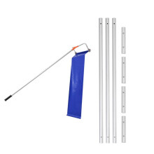 Râteau à Neige pour Toit-Duoku-Largeur de 43 cm-Manche Télescopique Ajustable de 1,25 à 5,24 m-Équipé d'une Lame en Aluminium