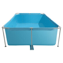 Piscina Fuori Terra Rettangolare - DUOKU - 3 x 2 x 0,76 m - Struttura in Acciaio - Capacità 3959 L - Blu
