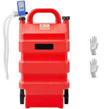Tanque de Combustível-Duoku-60,5 L-Bidom de Gasolina Diesel Móvel-com Bomba Elétrica 12 V CC 9,5 L/min-Tubo 1,2 m-Vermelho