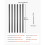 Balustre de escada - DUOKU - 101 PCS - Alumínio - Preto - 26 polegadas 2