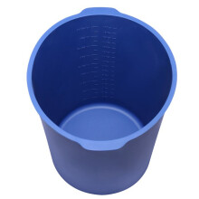 Forro de Cubo de Silicon Reutilizable-Duoku-18,9 L-con Graduaciones y Mangos Integrados-Azul