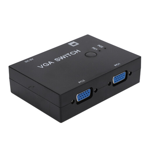Κουτί διακόπτη VGA με κουμπιά Ultra HD συμβατό με Plug and Play VGA Splitter Switcher που υποστηρίζει 1