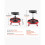 Sgabello da Laboratorio - DUOKU - XF8308 - Mobile su Ruote - Altezza Regolabile - Rosso 2
