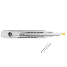 Schubladenschiene mit voller Ausziehung-Duoku-558 mm-Sicherungsschiene-1 Paar-Tragfähigkeit 226,8 kg-Seitenführung