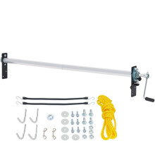 Kit di Rullo di Telo a Manovella-Duoku-64" a 104" di Larghezza-Alluminio Legato-Rullo di Telo Manuale