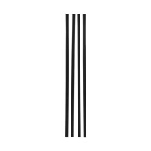 Lattes de Confidentialité - DUOKU - PE FENCE 005 - Noir - Double paroi - 1740 mm