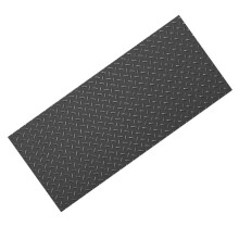 Tapete de Solo em PVC Antiderrapante-Duoku-2,28 x 6,1 m-Espaessura de 2,2 mm-com Padrão e Fornecido com Fita Adesiva Dupla Face-Preto