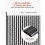 Pannelli di Riservatezza - DUOKU - PE FENCE 005 - Nero - Doppia parete - 1740 mm 3