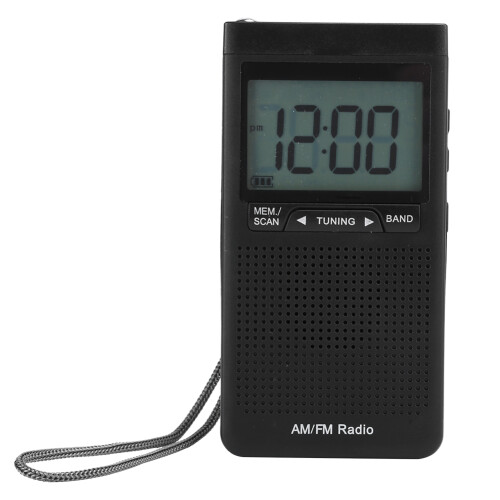Ραδιόφωνο Am Fm με λειτουργία υψηλού/χαμηλού τόνου, φορητό ραδιόφωνο που