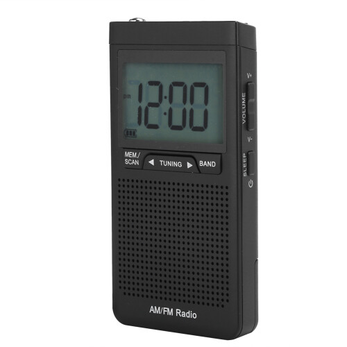 Ραδιόφωνο Am Fm με λειτουργία υψηλού/χαμηλού τόνου, φορητό ραδιόφωνο που 1