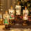 Realistic Snowfalls Effect Christmas Decoration Rotating-Red 2