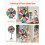 Roue de Loterie - DUOKU - 914,4 mm - 18 Sections - Support Réglable - Roulette Effaçable à Sec 3
