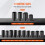 Impact Socket Set-Duoku-for Axle Nut-Drive 1/2"-Depth 6 + 12 Points-14 Pieces-Socket Set 4