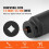 Impact Socket Set-Duoku-for Axle Nut-Drive 1/2"-Depth 6 + 12 Points-14 Pieces-Socket Set 3