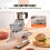 Prensa de bolachas comercial - DUOKU - Modelo 4 polegadas - SUS304 - Manual - 100 bolachas/h 6