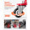 Banco de Oficina - DUOKU - XF8307 - Vermelho - 15,7 x 11,8 x 16,5 polegadas - Cadeira com Gavetas 5