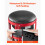 Banco de Oficina - DUOKU - XF8307 - Vermelho - 15,7 x 11,8 x 16,5 polegadas - Cadeira com Gavetas 6