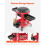 Banco de Oficina - DUOKU - XF8307 - Vermelho - 15,7 x 11,8 x 16,5 polegadas - Cadeira com Gavetas 3