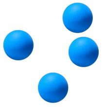 Arcade spel - DUOKU - Set van 4 Vervangballen - Blauw - 66 mm - PVC