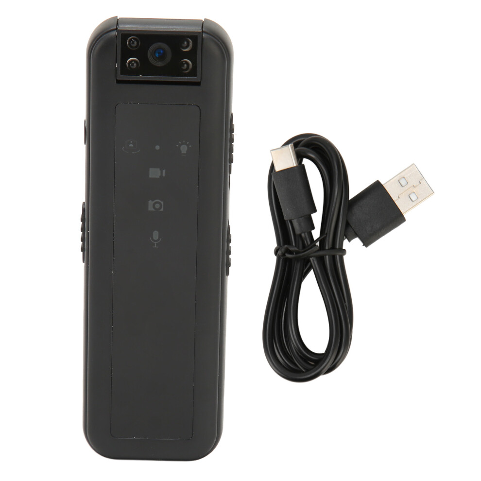 Portable Body Cam, Mini 1080P Hd Video Recorder With Infrared Night Vision, Perfect For Outdoor Activities And Daily Records 9416038710056