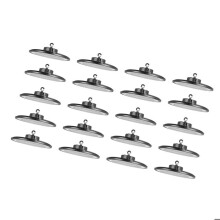 Lote de 20 Luminarias LED Alta Bahía 150 W-Duoku-Luz Industrial 5000 K-Estancas IP65-Tensión 100-277 V-Adecuadas para Almacenes