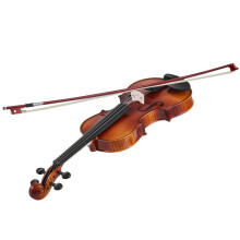 Kit de Violino para Iniciantes - DUOKU - 4/4 - Madeira Maciça - Estojo Incluído - Cordas de Substituição