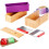 Kit de Fabricação de Sabão-Duoku-Caixa de Corte em Bambu-Caixa Interna com Molde de Silicone-100 Sacos 1