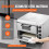 Pizzaoven - DUOKU - FY-EP-2 - 40,6 cm - RVS - Elektrisch 6
