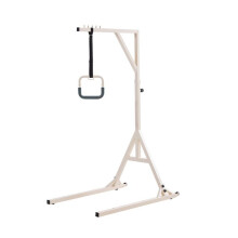 Potência de Cama-Duoku-Barra Trapézio de Cama Ajustável em Altura com 2 Rodas-Capacidade 158,7 kg-Ajuda a Levantar para Pessoas Idosas