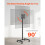 Suporte de TV com rodas - DUOKU - TC10 - 17–55'' - Capacidade 20 kg - Inclinação 5/15 6