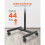 Suporte de TV com rodas - DUOKU - TC10 - 17–55'' - Capacidade 20 kg - Inclinação 5/15 5