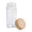 Living And Home 12Pcs Glass Spice Jars with Bamboo Lids 4