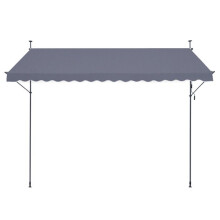 Toldo Retrátil - DUOKU - 157 x 47 pol - Manual - Altura Ajustável 86-122 pol - UV80+