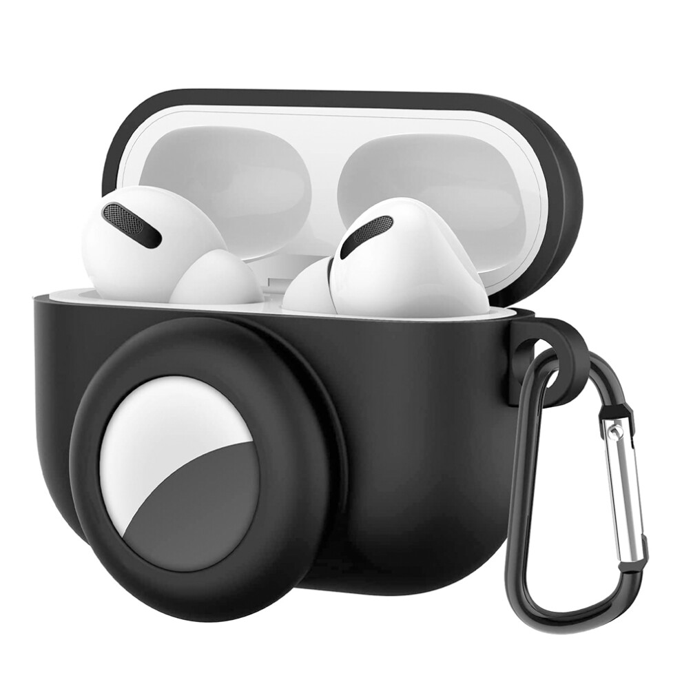 Wireless Charging Support Protective Case For Airpods Pro, Elastic Silicone Material Shockproof Dust Proof Design, 2-In-1 Design For Women Men, Airpod 9416038870811