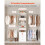 Système de Placard - DUOKU - KLBC-03 - 3 Tiroirs - Ajustable - Bois Blanc 4